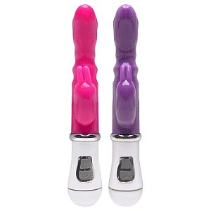 Vibrador Ponto G em Jelly Duplo com 10 Níveis de Vibração Disponível em 2 Cores - Sexy Import