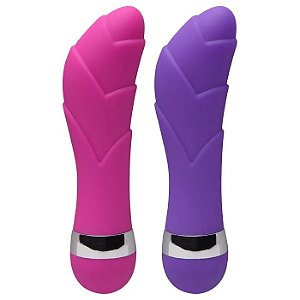 Vibrador Personal Ponto G Aveludado em ABS Disponível em 2 Cores - 11,5 X 2,5 cm - Vipmix