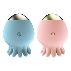 Estimulador Clitoriano em Formato de Polvo com 10 Modos de Onda de Pressão - Me Ame Sex Toys