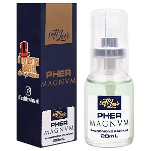 Perfume Feminino Pher Magnvm Pheromone - Feromônios Naturais - 20ML - Soft Love