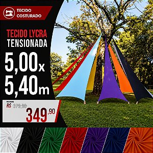 Tecido Lycra Tensionada 5,00 X 5,40 Metros (com costura)