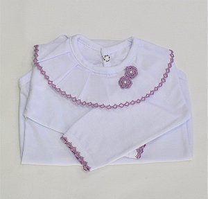 Body Mariana Bordado - Lilás