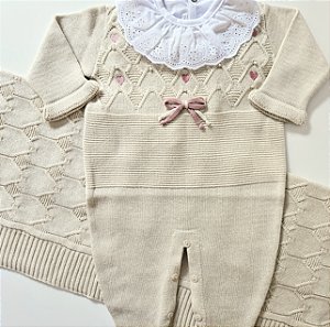 Saída Maternidade Baby Lara - Bege