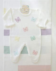 Saída Maternidade Baby Charlote - Branco