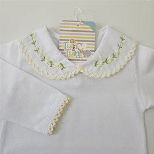 Body Florzinha com Picueta - Amarelo