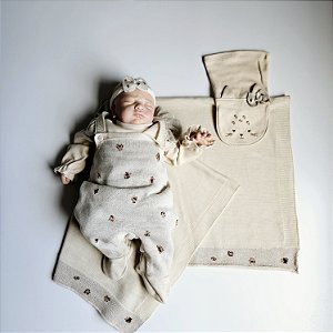 Saída de Maternidade Baby Ágata - Bege