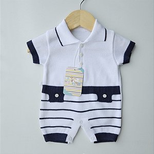 Macaquinho Matheus- Azul Marinho