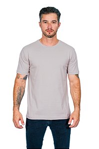 Camiseta Básica Cinza Claro