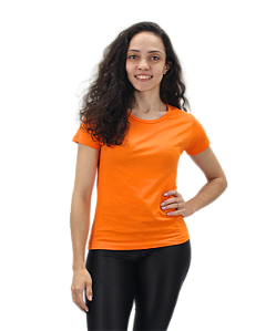 Baby Look Amarelo Laranja