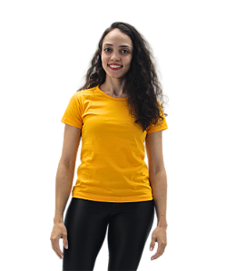 Baby Look Amarelo Ouro