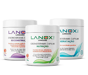 Linha Completa Cronograma Capilar Lancare Lanox