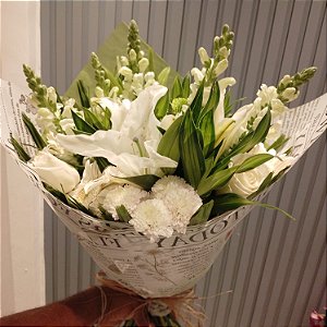 Buquê de Lírios Branco Verona