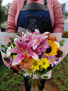 Buquê de flores do campo