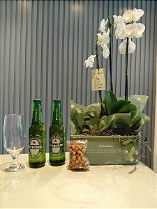 Kit Gratidão Pai – Flores, brindes e carinho em um só presente