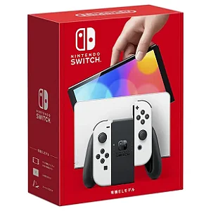 Console Nintendo Switch OLED 64GB Japão - Branco (HEG-S-KAAAA)