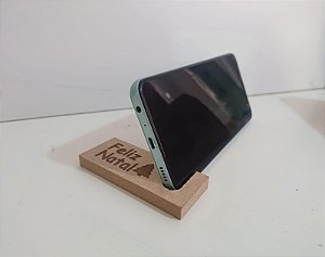 Suporte para celular em mdf fms madeirartt tema Natal