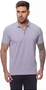 Camisa polo cinza mescla