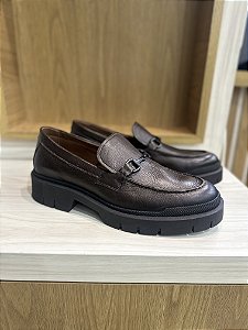 Loafer saffiano Bridão Café