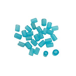 Contas - Tubo Indiano - Azul Claro