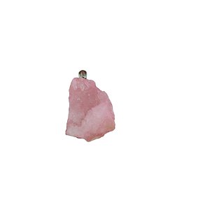 Pingente De Pedra Cristal Rosa