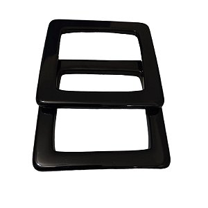 Alça de Resina Para Bolsa - Quadrada - Par