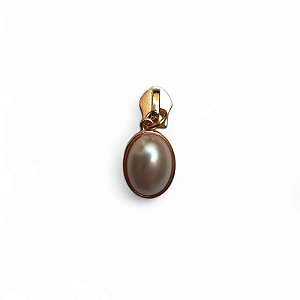 Cursor de Zíper com Pingente - Pérola