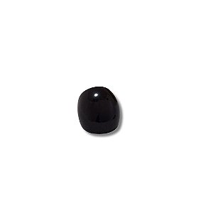 Botão Orgânico de Resina - Preto Pequeno