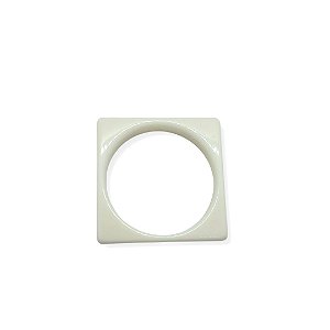 Bracelete de Resina Quadrado - Off