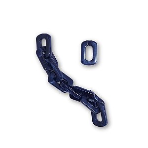 Elos de Acrílico - Cor Azul - Pacote com 500g