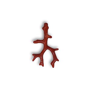 Pingente Galhos de corais De Resina - Cor Coral