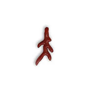 Pingente Galhos de Corais De Resina - Cor Coral - pacote com 100