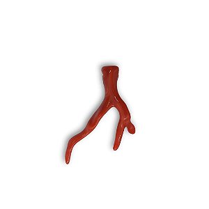 Pingente Galhos De Corais De Resina - Cor Coral
