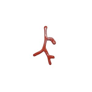 Pingente Galhos De Corais De Resina - Cor Coral