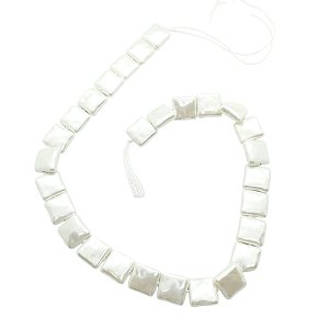 Pérola Shell Quadrada - 14mm