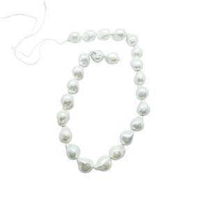 Pérola Shell Gota - Furo Passante 16mm