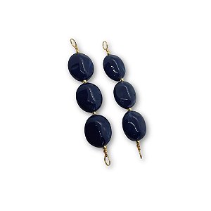 Alças de Resina Para Biquínis Vestidos Maios - Cor Azul