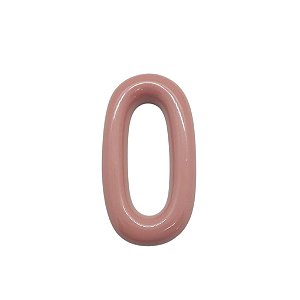 Argola de Resina - Rosa Quartzo