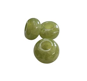 Entremeio Bóia de Resina - Verde Oliva Mescla Translúcido