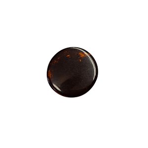 Fivela de Resina Disco Cor Tartaruga  - 4,2cm