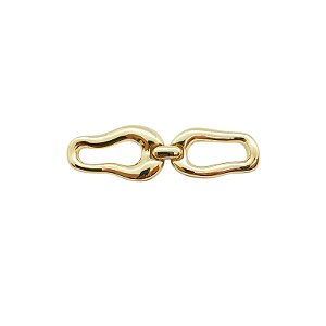 Entremeio Vittoria - Metal 6,3cm x 1,8cm Dourado