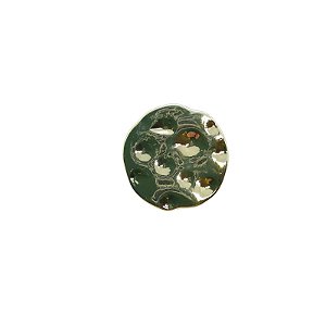 Botão Orgânico de Metal Tamanho 2,5cm