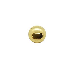 Botão Bola de Metal Tamanho 1,5cm