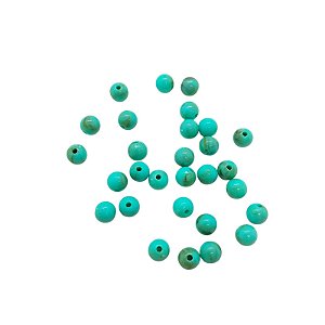 Bolas ABS - Azul Turquesa com Mescla - 8mm