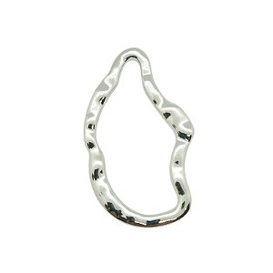 Entremeio Orgânico Vitta - metal 6,3cm x 3,8cm Níquel