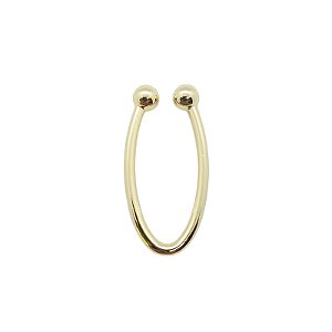 Entremeio Orgânico Lys d’Or - metal 4,4cm x 2,2cm Dourado