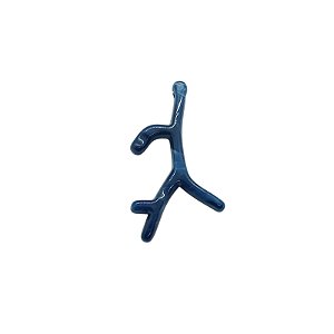 Pingente Galhos De Corais De Resina - Cor Azul Marinho Com Mescla - pacote com 100