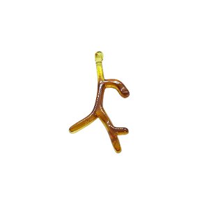 Pingente Galhos De Corais De Resina - Cor Tartaruga - pacote com 100