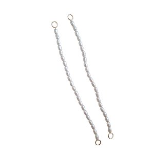 Alças de Pérolas de Água Doce em ABS - Par