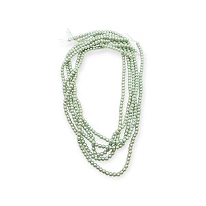 Pérola de Murano - 4mm - Cor Verde Aquático