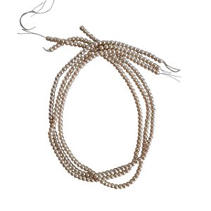 Pérola de Murano - 4mm - Cor Champanhe